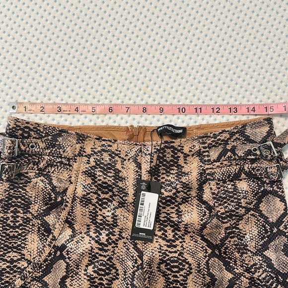 Faux Leather Snake Skin Pants - Picture 8 of 8